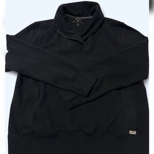Converse Black Men's Quarter-Zip Pullover Sweater